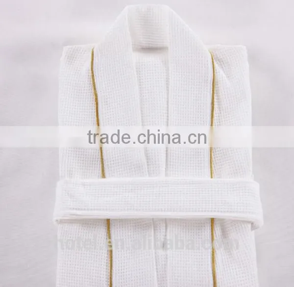 White Waffle Robe Hotel Bathrobes