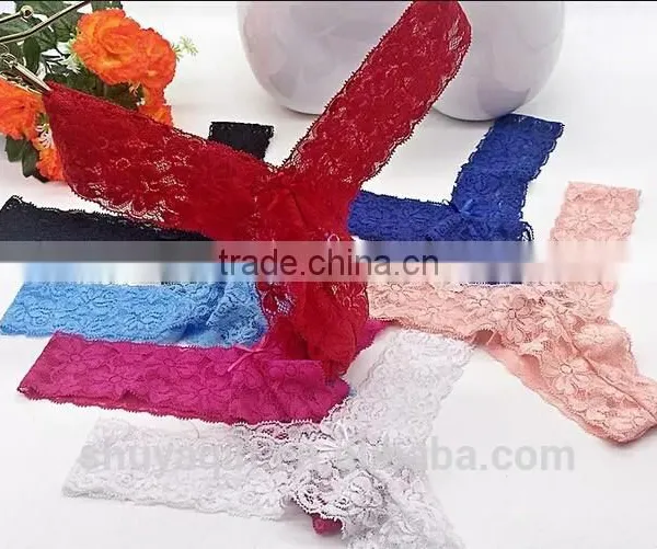 in Stock New Design Lace Sexy Girls Thongs