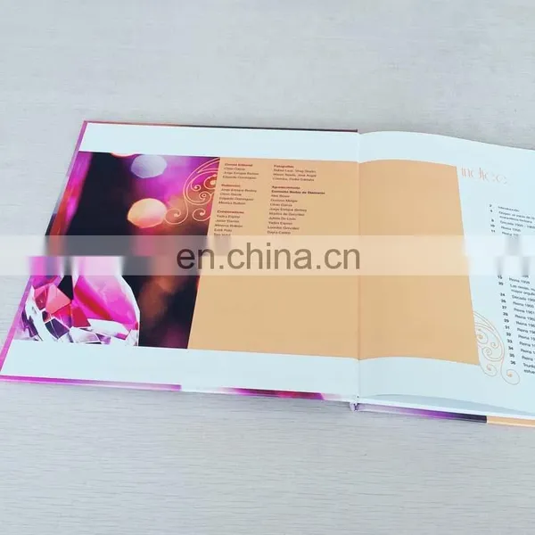 Guangzhou Book Supplier Colorful Art Paper Jewelry Product Catalog Book Printing Hardcover Book Printing photo-2