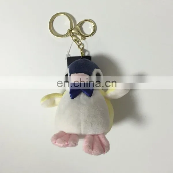 Tiny Plush Soft Stuffed Cotton Penguin Promotional Keychain Toy photo-4