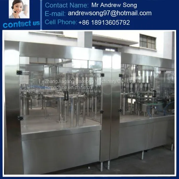 Small Production processing line of Mineral water filling machine
