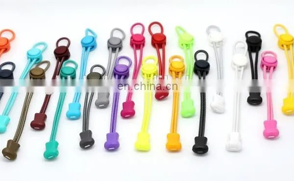 Cheap Colorful Locking no Tie Elastic Shoelace photo-2