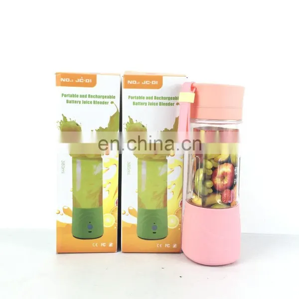 Portable USB Electric Fruit Juicer Citrus Ice Crusher Smoothie Maker 380ML