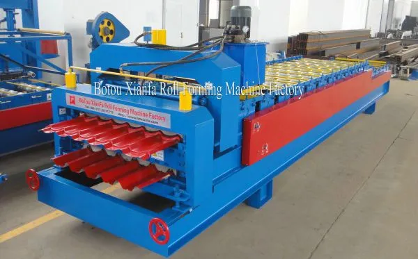 Double Deck Color Steel Roof Tile Making Machine photo-2