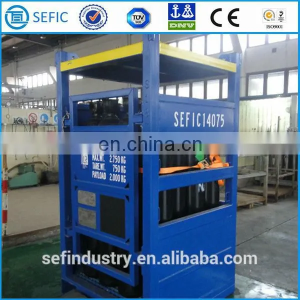 DNV2.7-1 Offshore Platform Bottle Rack Container for Industrial Gas Cylinder photo-4