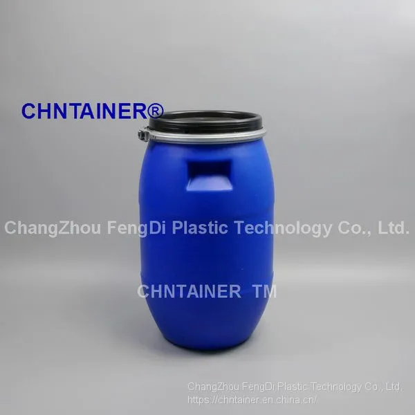 Open-head Plastic Drums With Metal Clamp Locking Ring 30L