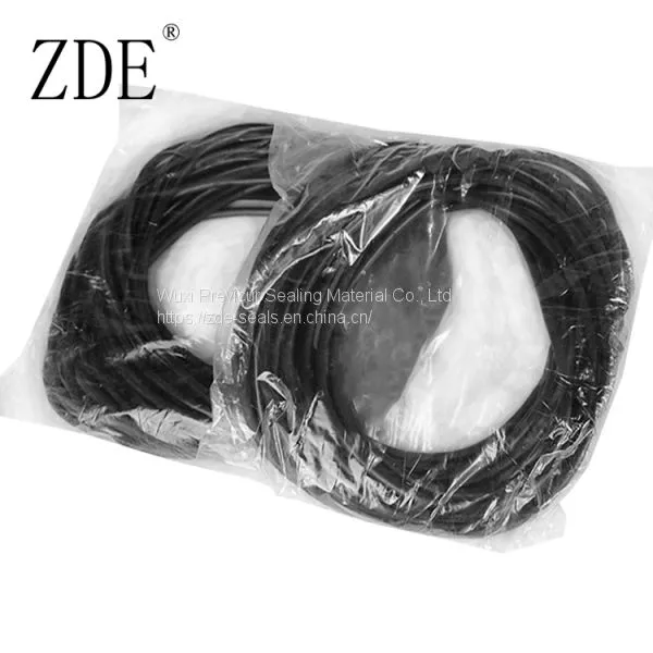 5.7mm 7mm 8mm Thickness Nitrile Rubber Black Seal Ring For Pipe