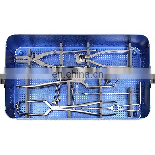 Factory Supply Pelvic Reconstruction Plate Instrument Set Orthopedic Surgical Trauma Instruments photo-4