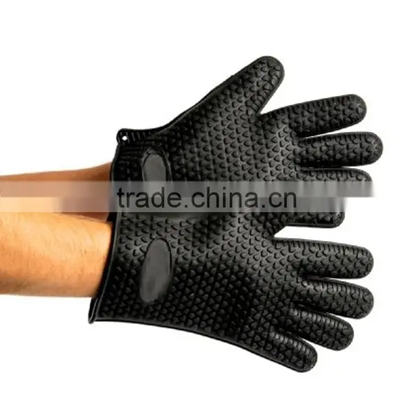 2016 Professional Oven Gloves Black Kitchen Gloves Silicone Oven Gloves Supplier's Choice photo-2