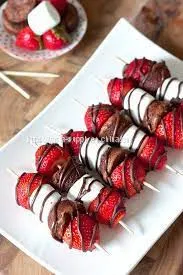 Chocolate Strawberry and Marshmallow Skewers photo-2