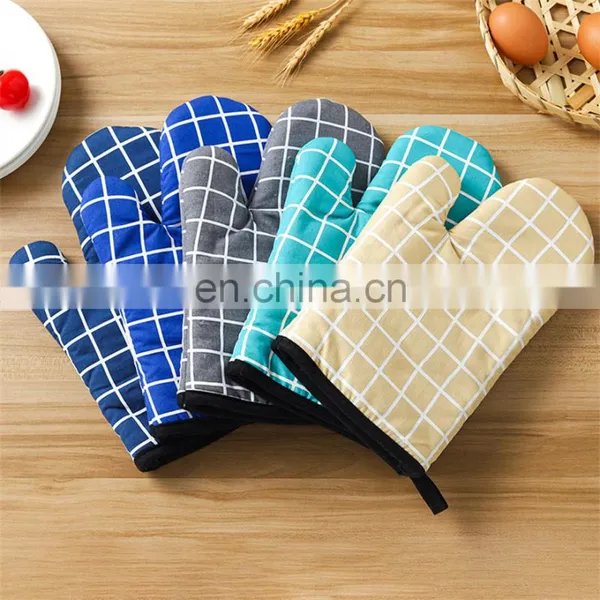 Amazon Hot Seller High Quality Long Baking Oven Mittens Potholders Heat Resistant Nonslip Oven Mitts Kitchen Silicone Gloves photo-5