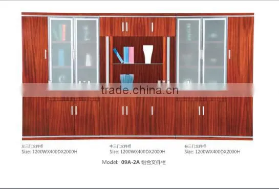 China Furniture Manufacturer Wood Cabinet With Glass Door 09A-2A