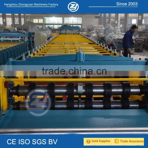 CE/SGS Certificated Galvanized Coils Floor Decking Forming Machine photo-2