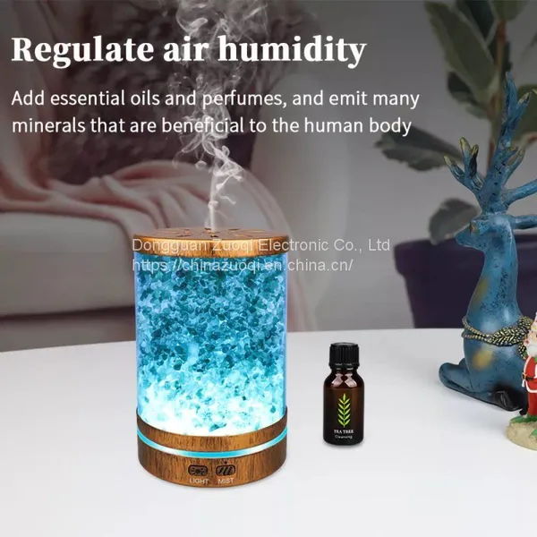 120ml Mineral Salt Mini Household Essential Oil Aroma Diffuser photo-5