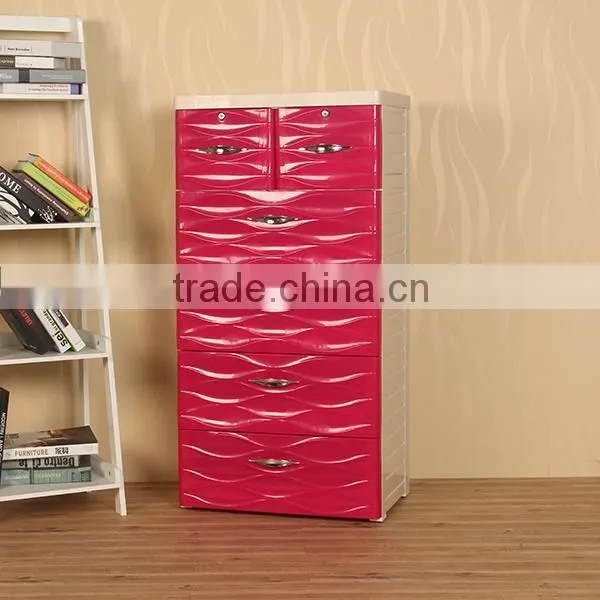 Whosesale Fashion 4-ALYER Plastic Clother Storage Drawer With Two Locks photo-2