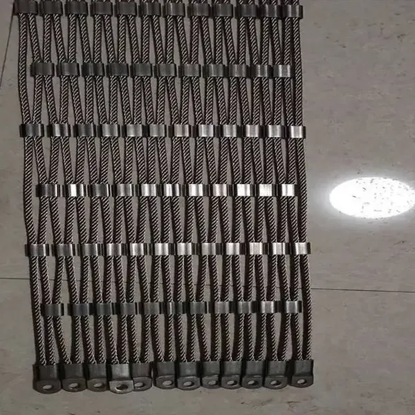 Flexible Stainless Steel Ferrule Rope Mesh for Architectural Applications photo-3
