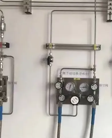 Laboratory Gas Pipeline Centralized Supply System Engineering Installation Gas Pipeline Renovation Piping Stainless Steel Pressure Reducing Valve photo-2