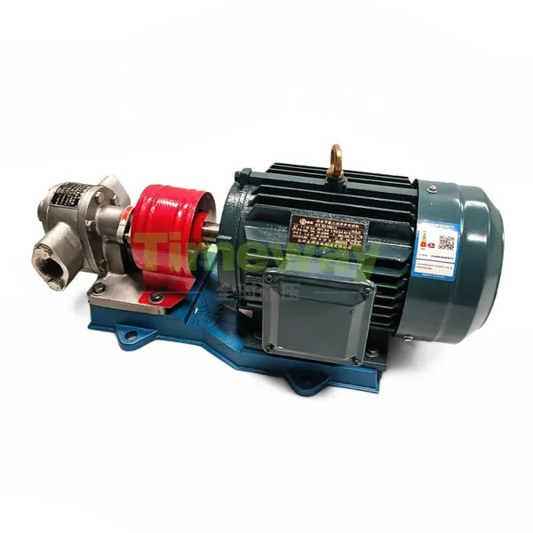 KCB Oil Transfer Pump Electrified Unit KCB33.3 Gear Type Fuel Pump With Motor 304 Stainless Steel Self-priming Pump photo-2