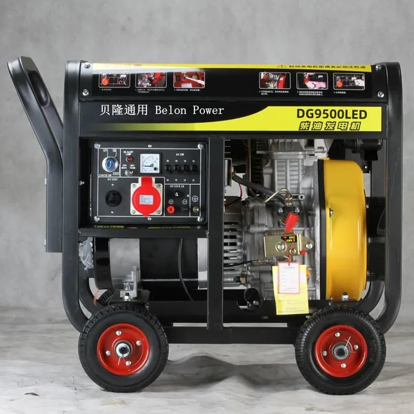 6.5KW Three Phase 380V Open Frame Diesel Generator | 195F Engine | 100% Copper Alternator photo-3
