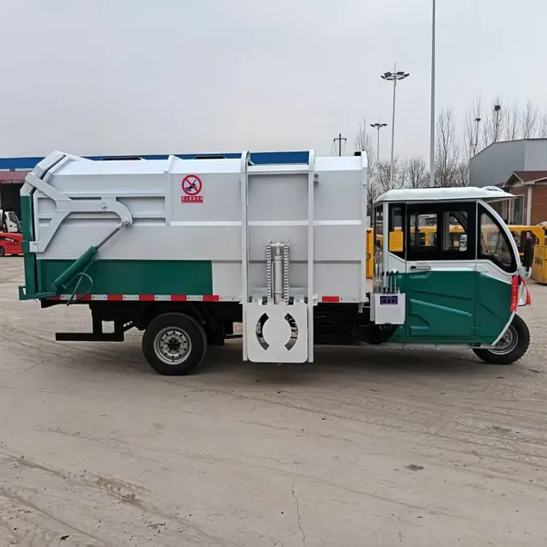 Property Electric Three - Wheeled 7 - Cubic - Meter Self - Loading and Self - Unloading Vehicle, Large - Scale Compressed Garbage Bin - Hanging Vehicle With Simple Operation photo-4