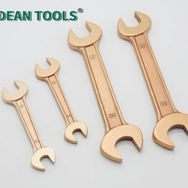 Oil Refinery Use Non-Sparking Double Open End Wrench 16x18mm Aluminum Bronze Explosion-Proof photo-4
