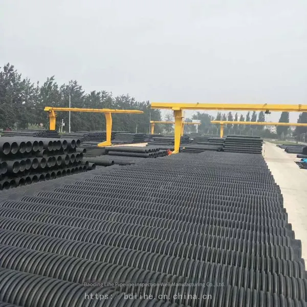 Polyethylene Drainage Pipe, National Standard Corrugated Pipe Dn300 8kn, Self - Produced and Self - Sold