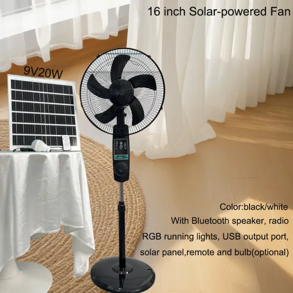 Hot Sale Recharge Solar Fan With Bluetooth Speaker Solar Fan/electric Fan（Wechat:13510231336）