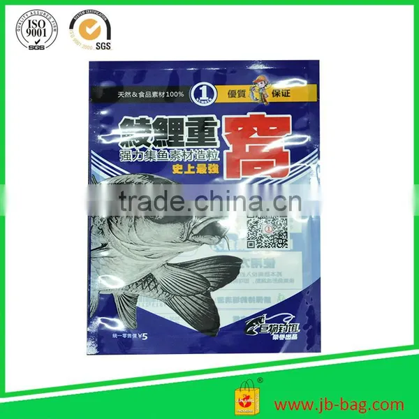 Plastic Zip Lock Packaging Bag Plastic Bag for Fish Food