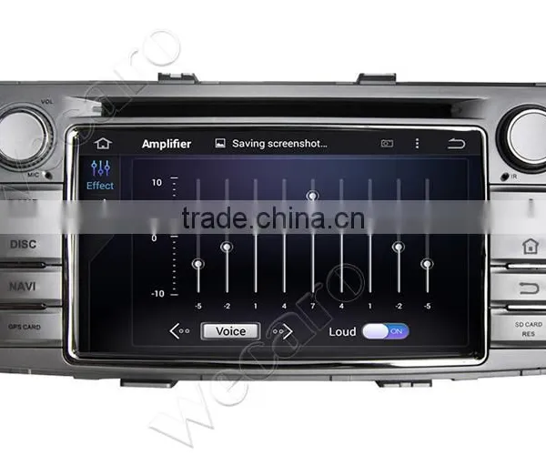 Wecaro Android 4.4.4 Car Stereo 1024 * 600 for Toyota Hilux Car Multimedia System Android 2012 2013 2014 photo-2