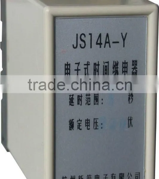 10A 220AC JS14Y-60/24- Powern On Time Relay/ Delay Timing Relay Outside Knob
