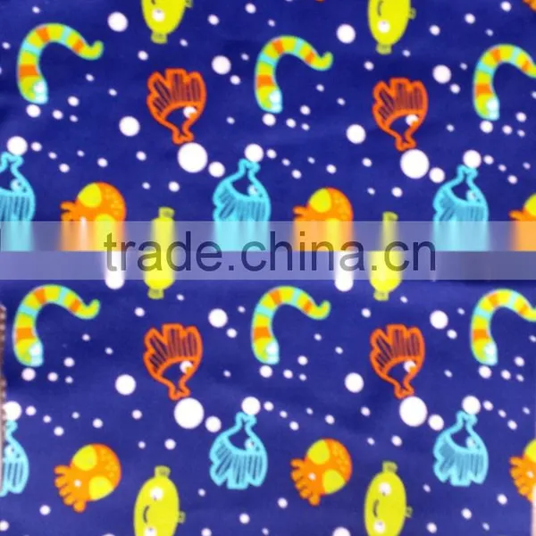 Lovely Animal Printed Swimwear Fabric Low Moq Baby Swimwear Fabric