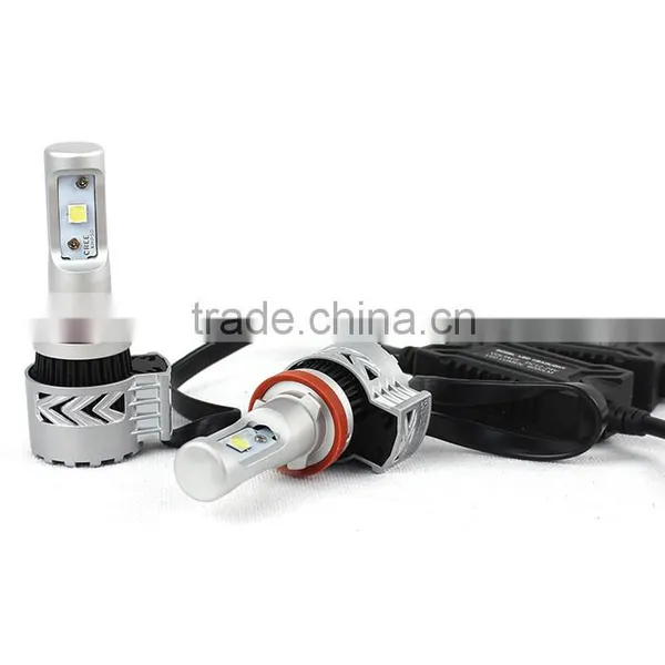 Car Accessories 6000LM Led Headlight Kit h7 h8 h9 H11 9005 9006 Led Headlight Bulbs photo-2