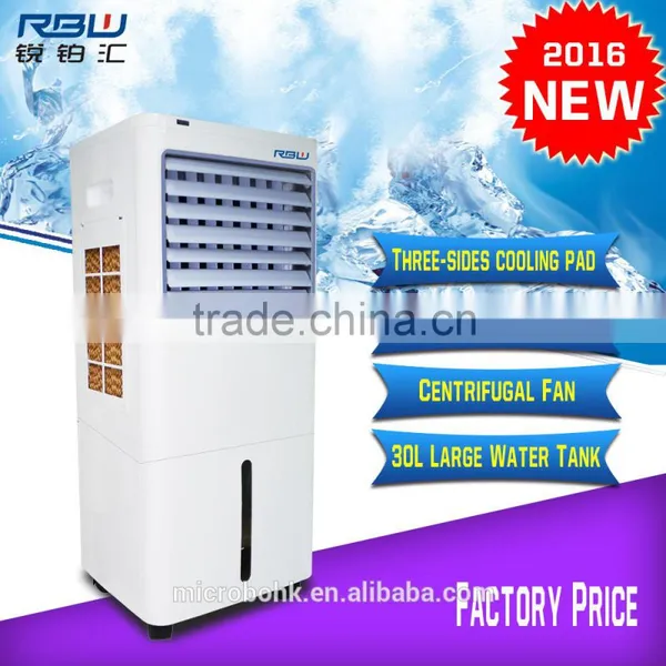 Enlarged Honeycomb Noiseless Multifunctional Water Air Cooler Stand Fan photo-3