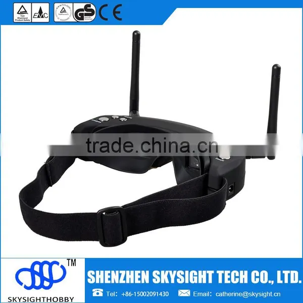 FPV Wireless All-in-one 3d 40ch 5.8Ghz Video Goggles Sky02 photo-3
