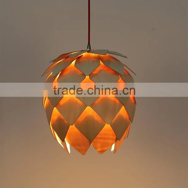 LED Pendant Light JK-8005B-26 Modern Style Light E27 Wood Muti Color Pendant Lamp for Dining Room photo-6