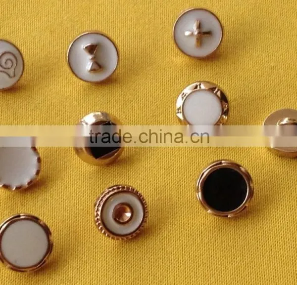 New Arrive Enamelled Metal Shank Button For Sweater Wear --- M1875 photo-4