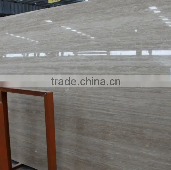 Natural Polished Surface Beige Travertine for Sale