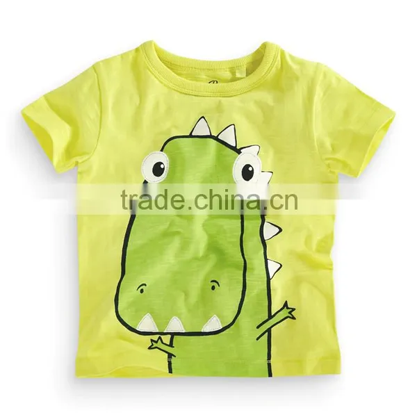 Comfortable Fancy Animal Cartoon Printing Kids Tshirt 2015 photo-3