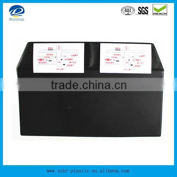 A5 Size Plastic PVC Envelope Shape Document Bag photo-3
