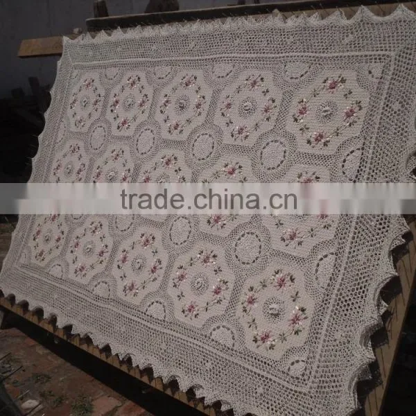 MZ Crochet With Lace Tablecloths Home Textile