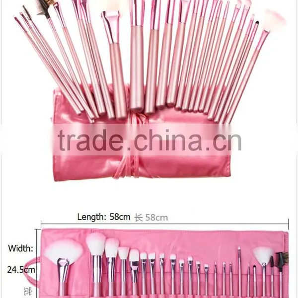 Hot Sale 22pcs Superior Professional Soft Cosmetic Make up Brush Set + Pouch Bag Case Makeup Brush photo-3