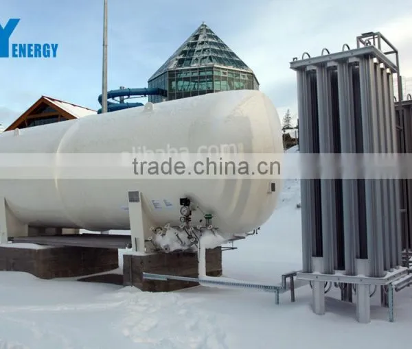 50m3 Liquid Oxygen Nitrogen Argon CO2 LNG LPG Horizontal Cryogenic Storage Tank With ASME/ISO/GB photo-3