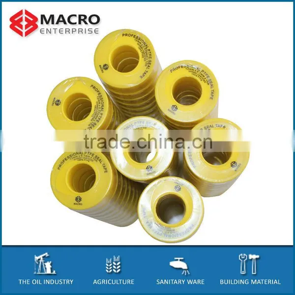 Yellow Color Jumbo Roll PTFE Thread Seal Tape photo-3