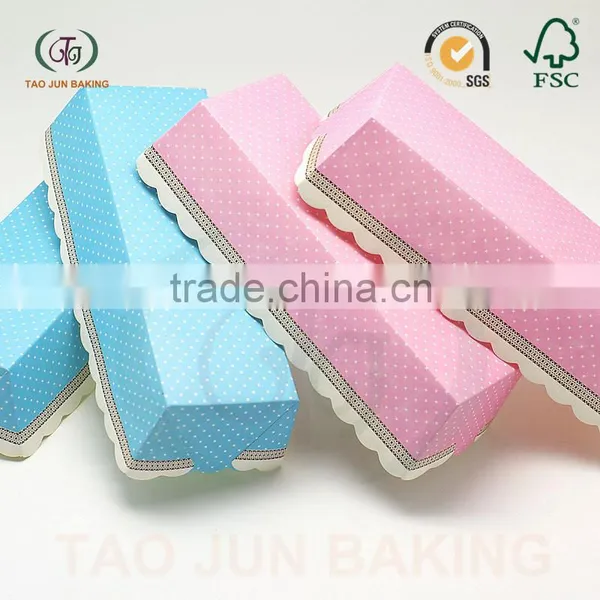 110*49*38mm Hot Selling Rectangle PET Coated Paper Baking Cupcake Cup photo-5