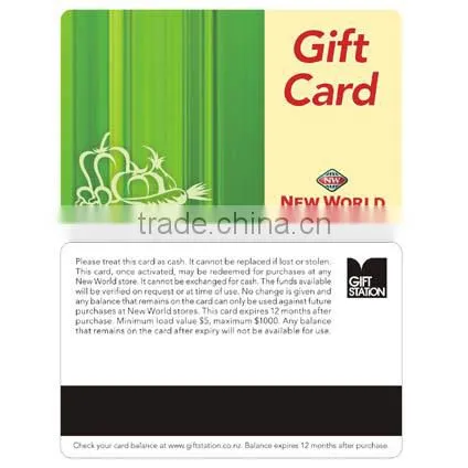 CHINA PIRNTED PLASTIC GIFT CARD photo-2