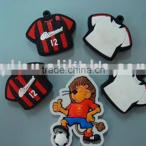 Soft Pvc/silicion Promotional Keychain Gift for Football Match
