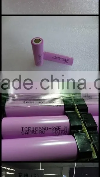 SAMSUNG SDI18650 26F Cells, 3.7V2600mAh, for Electric Bicycles, Scooters, UPS photo-2