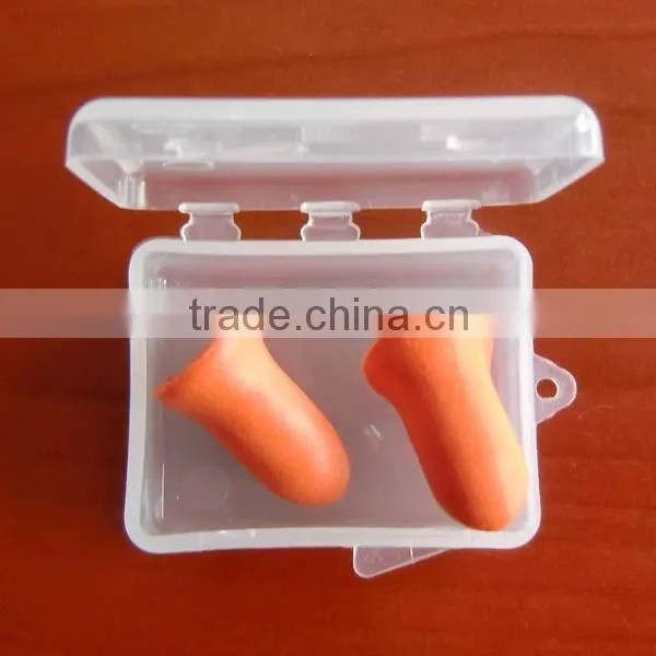 2016 Bell Shape Ear Plugs Wireless Foam Ear Plugs in pp Box Disposable Bell Shaped PU Foam Ear Plugs String Selectable Supplier photo-3