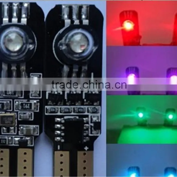 Shaen Colorful Width lamp T10 RGB 13+1 model Led width lamp strobe flash light