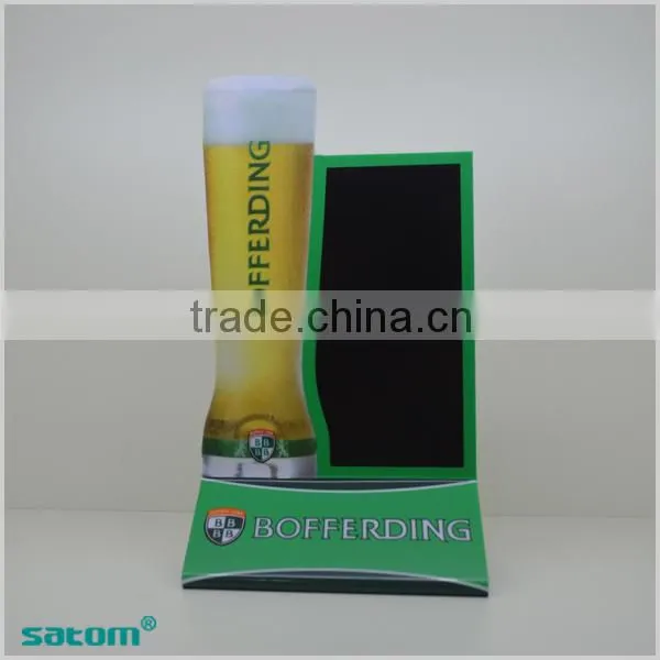 Unique Beer Shape Double-Side Printing Table Talkers Acrylic Menu Holder Paper Holder Quality Choice photo-4